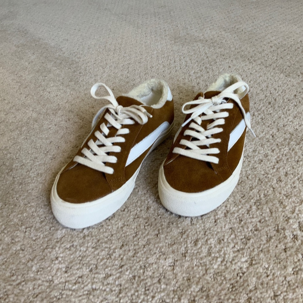 MADEWELL SIDEWALK SUEDE SNEAKERS